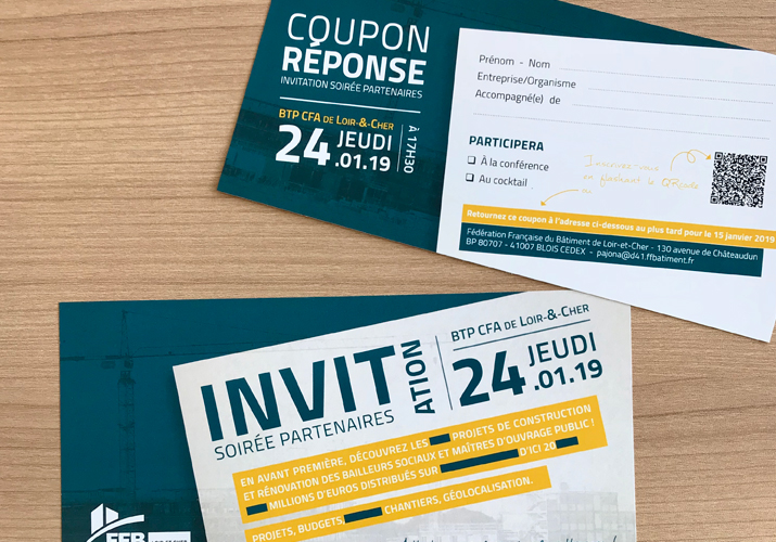 Invitation Fédération Française du Bâtiment 41